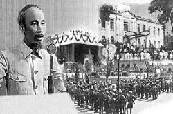 Ngày 2-9-1945, tại Quảng trường Ba Đình (Hà Nội), Chủ tịch Hồ Chí Minh đọc Tuyên ngôn Độc lập, khai sinh ra nước Việt Nam Dân chủ Cộng hòa, mở ra kỷ nguyên mới cho lịch sử dân tộc.